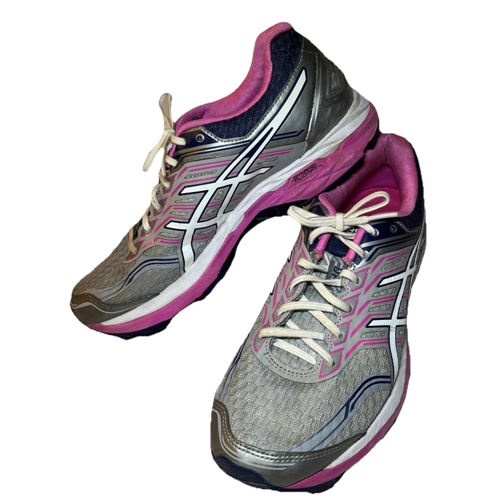 ASICS GT 2000 5 T757N Running‎ Shoes White Pink Women's Size 8.5D